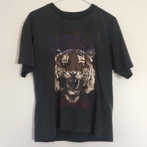 Anine Bing Small Black Tiger Tee
